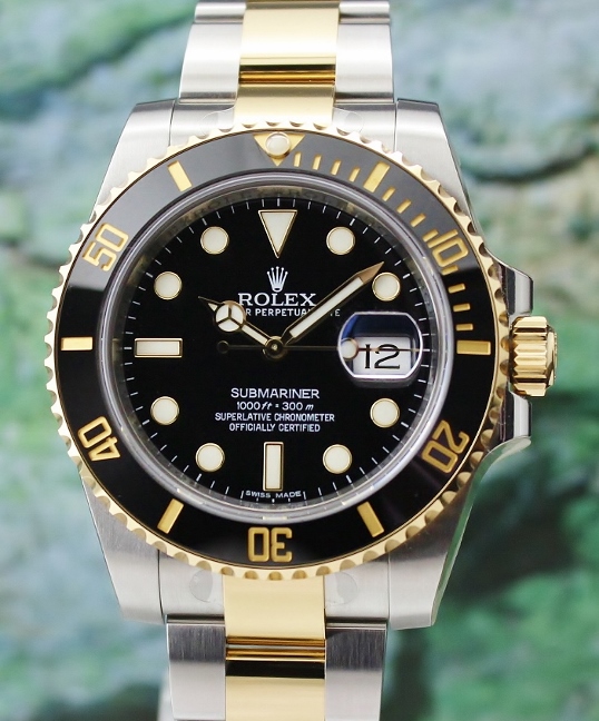 (image for) UNWORN ROLEX OYSTER PERPETUAL DATE CERAMIC BEZEL SUBMARINER/ 116613LN